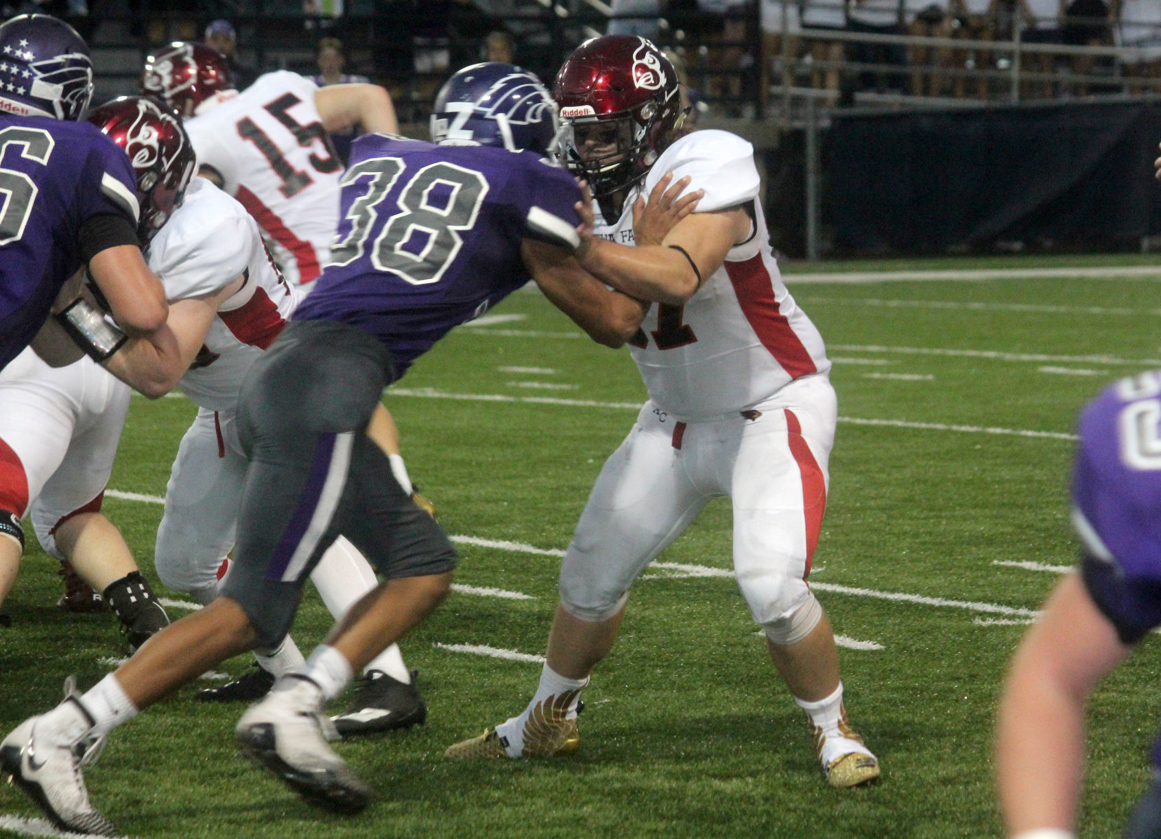 Chi-Hi football at Eau Claire Memorial 9-14-18